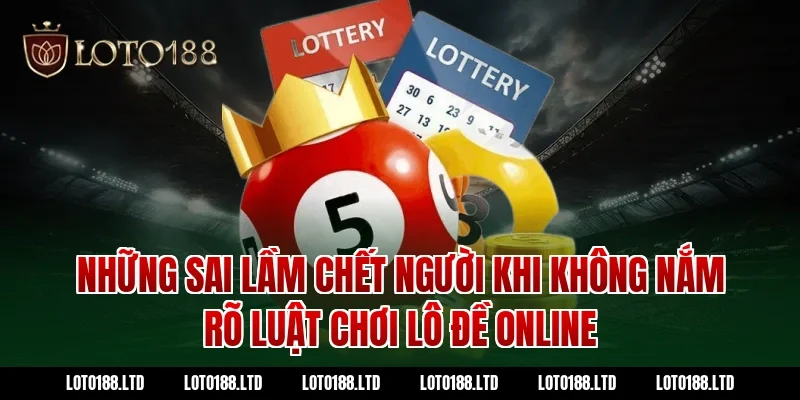 Những sai lầm chết người khi không nắm rõ luật chơi lô đề online