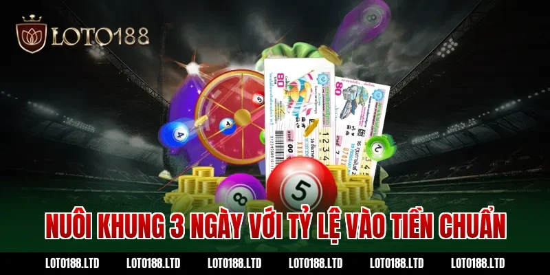 Nuôi khung 3 ngày với tỷ lệ vào tiền chuẩn