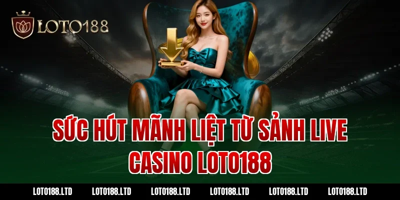 Sức Hút Mãnh Liệt Từ Sảnh Live Casino Loto188